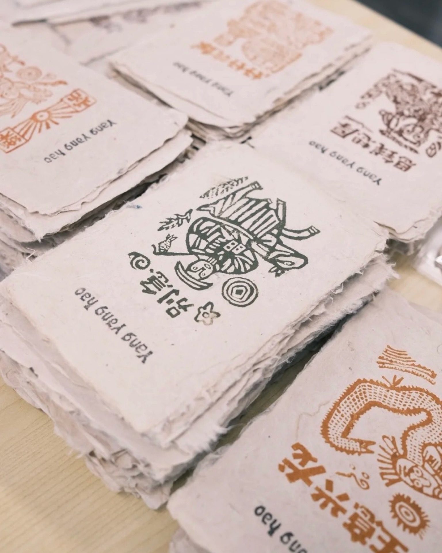 Handmade Bai jiama paper-craft workshop near Shaxi