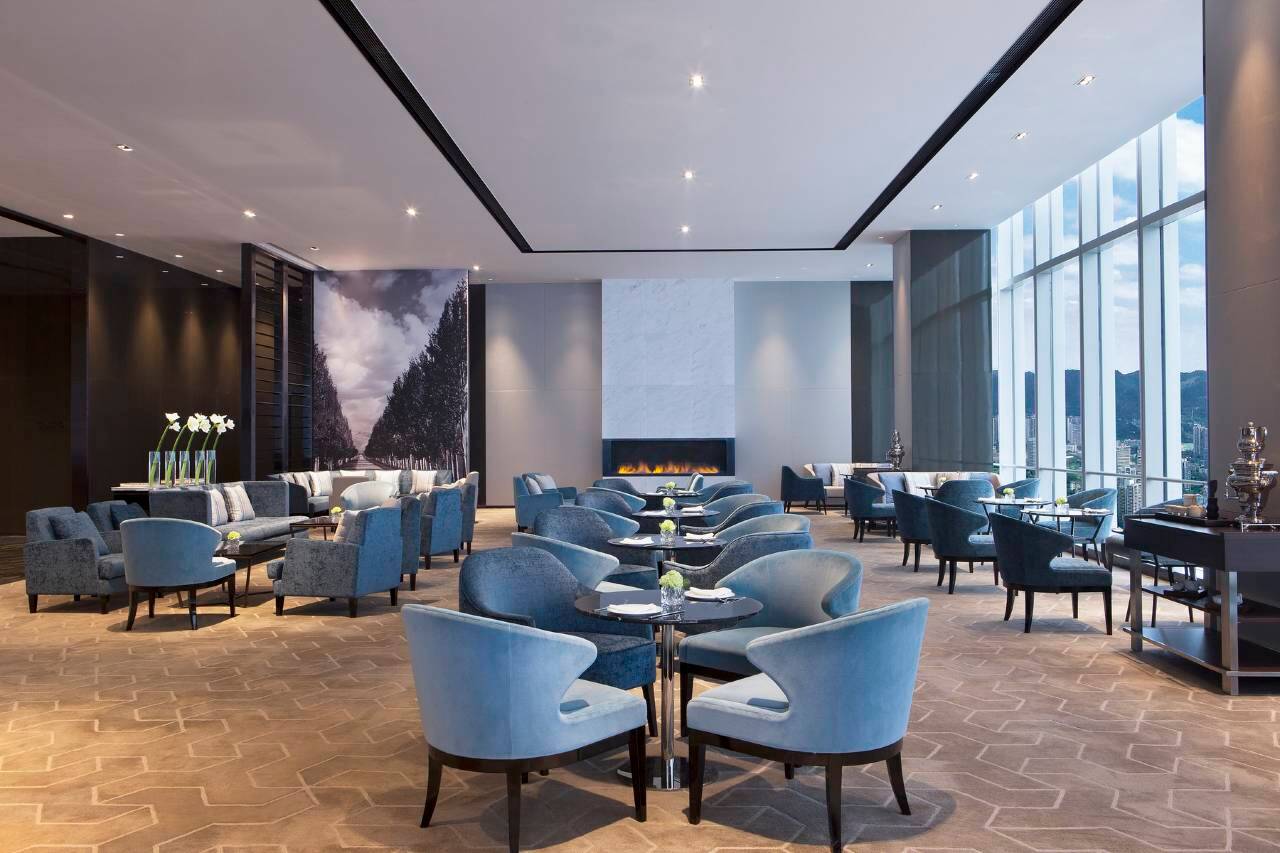 Niccolo Chongqing — The Tea Lounge in the 62nd-floor sky lobby