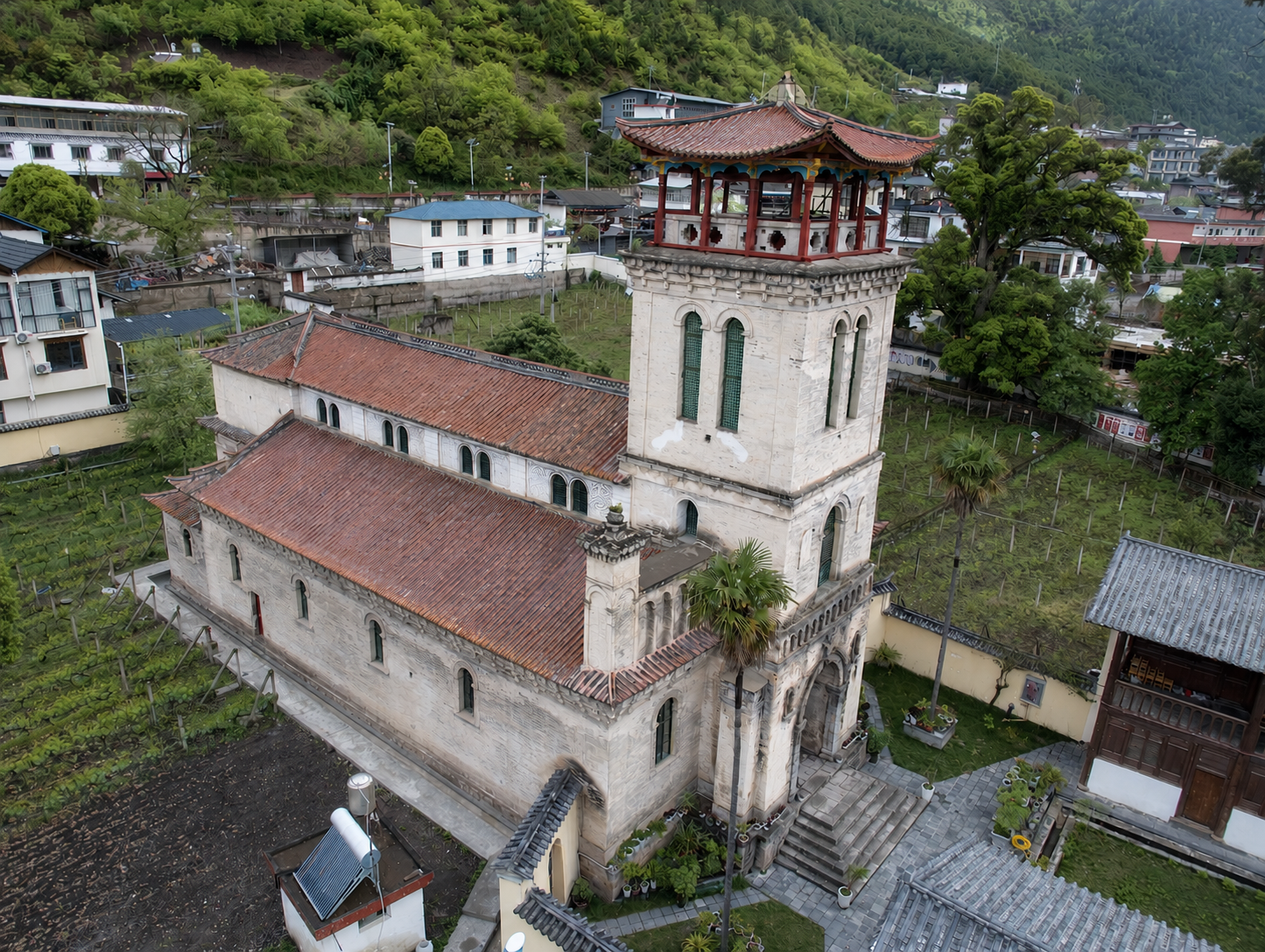 A hidden Catholic church in the Nujiang Valley