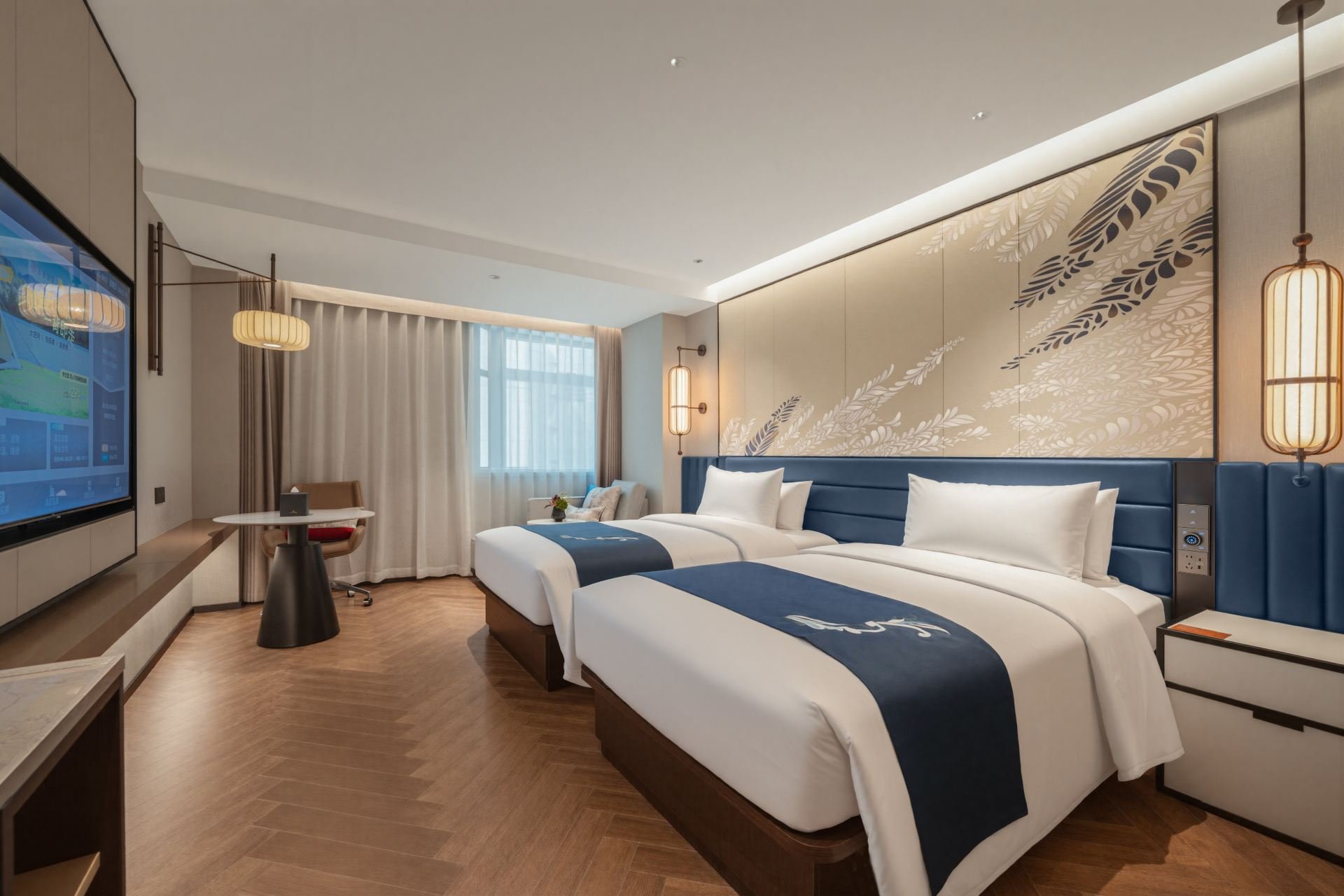 Jianguo Palace Hotel — a deluxe twin room